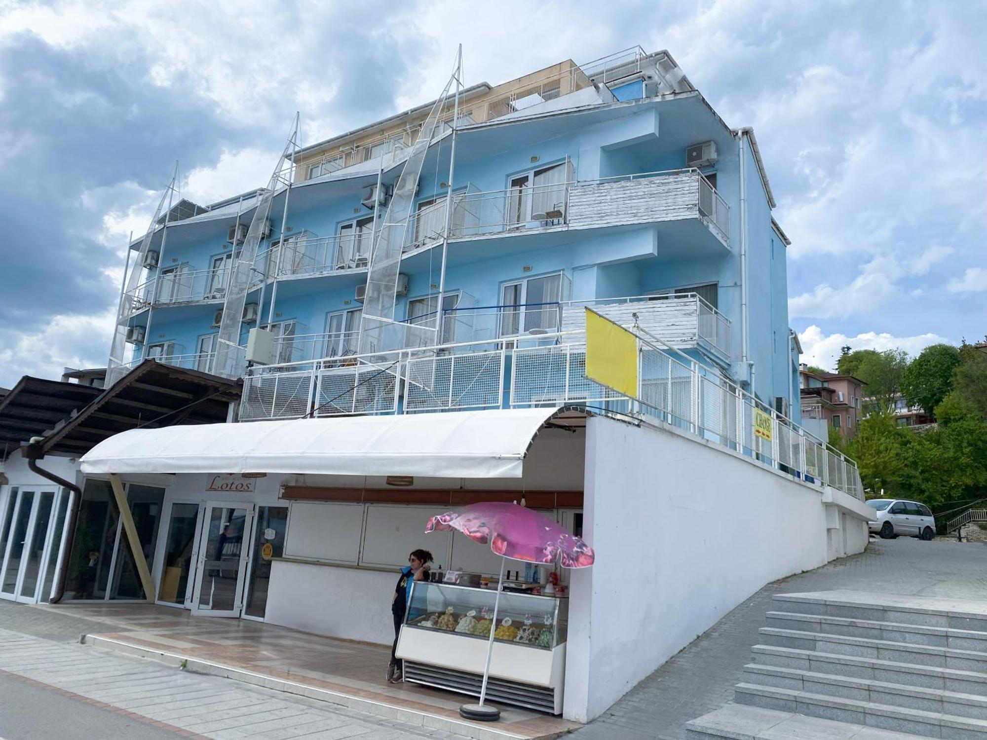 Lotos Hotel Balchik Eksteriør billede
